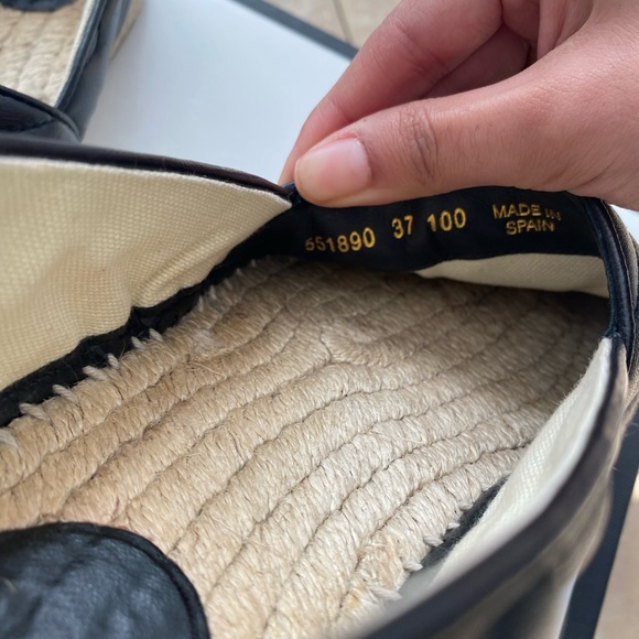 Gucci spadilles in a pristine condition, original box and dust bags - Picture 6 of 8